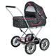Brio Gull Doll Pram Pink with White Dots
