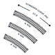 Hornby Curve 3rd Radius Track R608